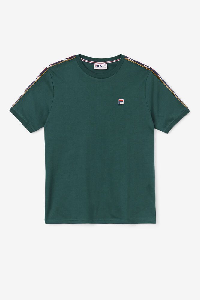 Fila Oliver T-Shirt Green - Mens - 26918JZAY